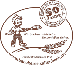 Logo 50 Jahre Bäckerei Kallenbach